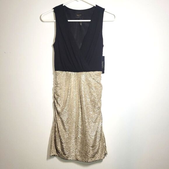 New Laundry Shelli Segal Cocktail Dress 2P 2 Petite - Picture 1 of 11